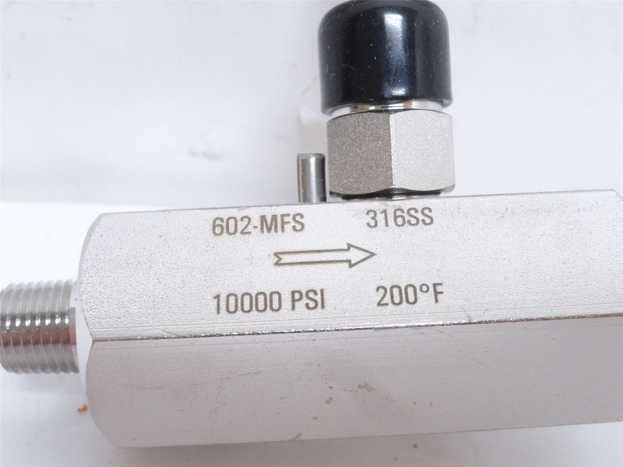 Noshok 602-MFS; Block & Bleed Valve SS-316; 1/4NPT; 10;000PSI