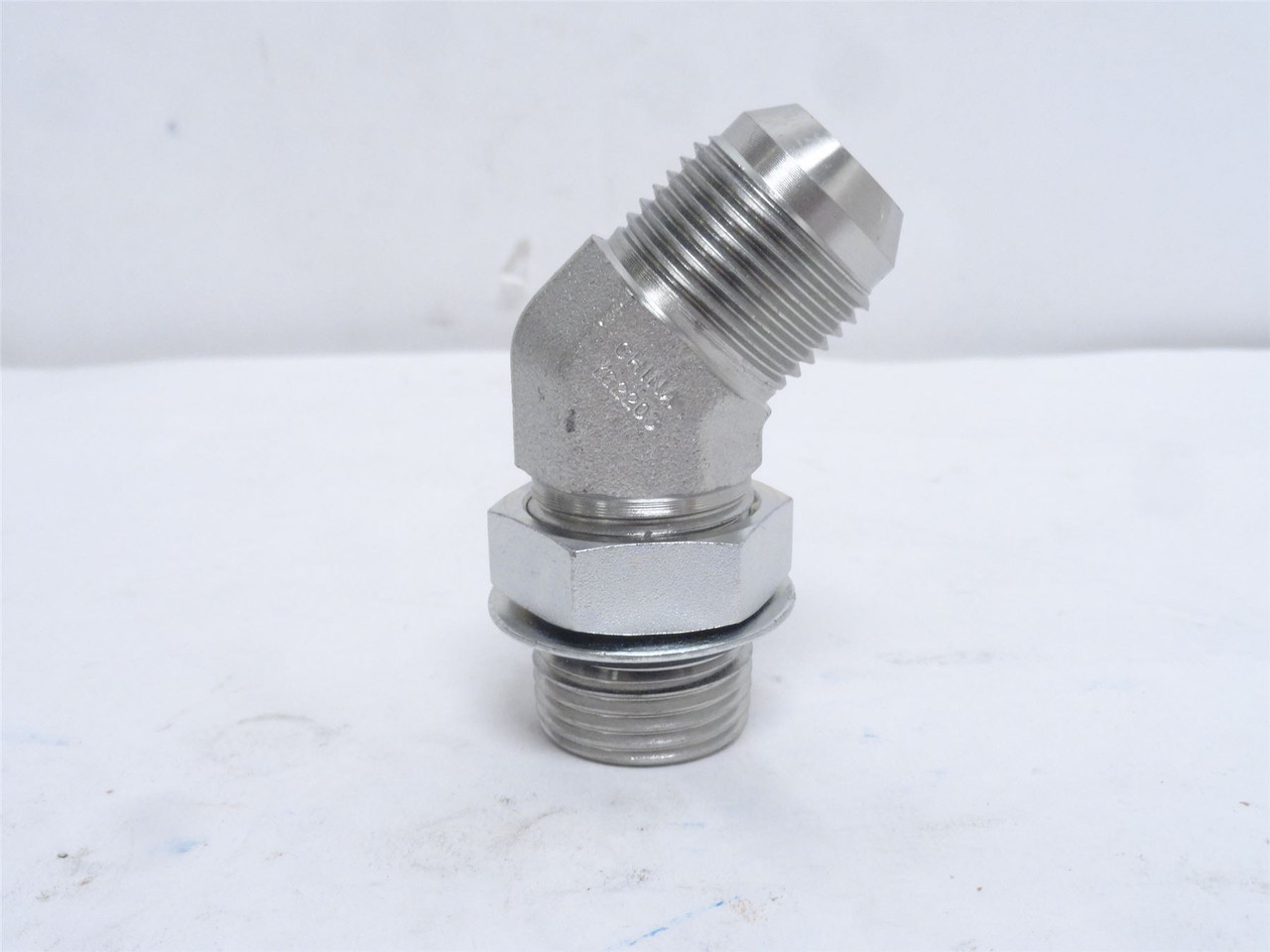 Brennan 6802-12-12-NWO-FG; Elbow 45Deg; 3/4 BOSS x 3/4 JIC