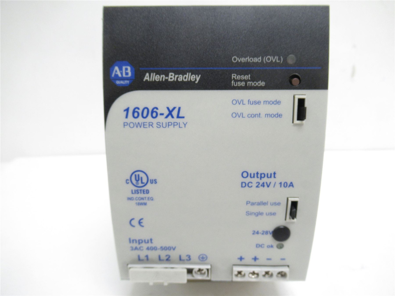 Allen-Bradley 1606-XL240E-3; Power Supply In 3AC; 400-500VAC
