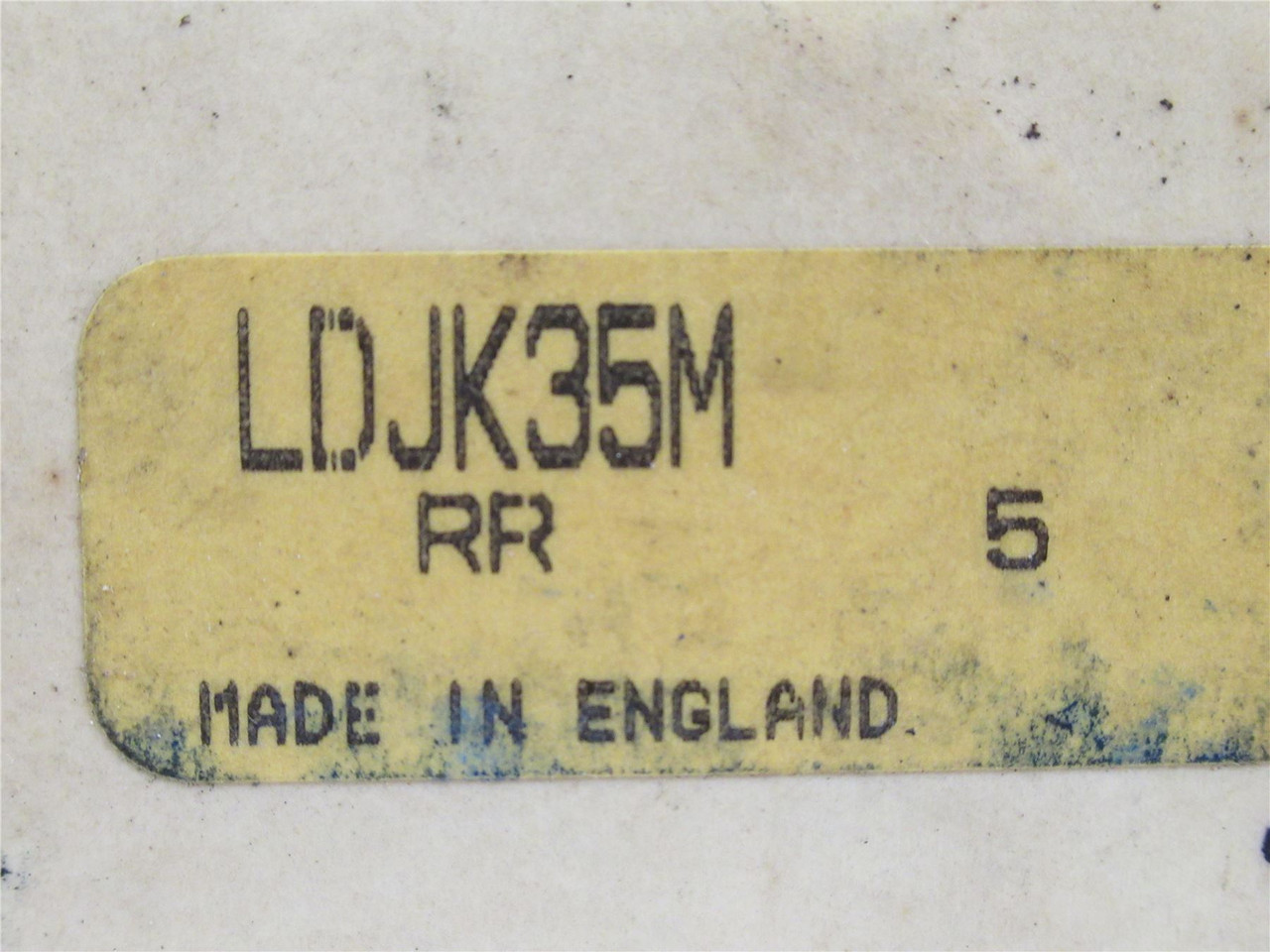 RHP LDJK35M; Double Row Angular Contact Bearing; 35mmID