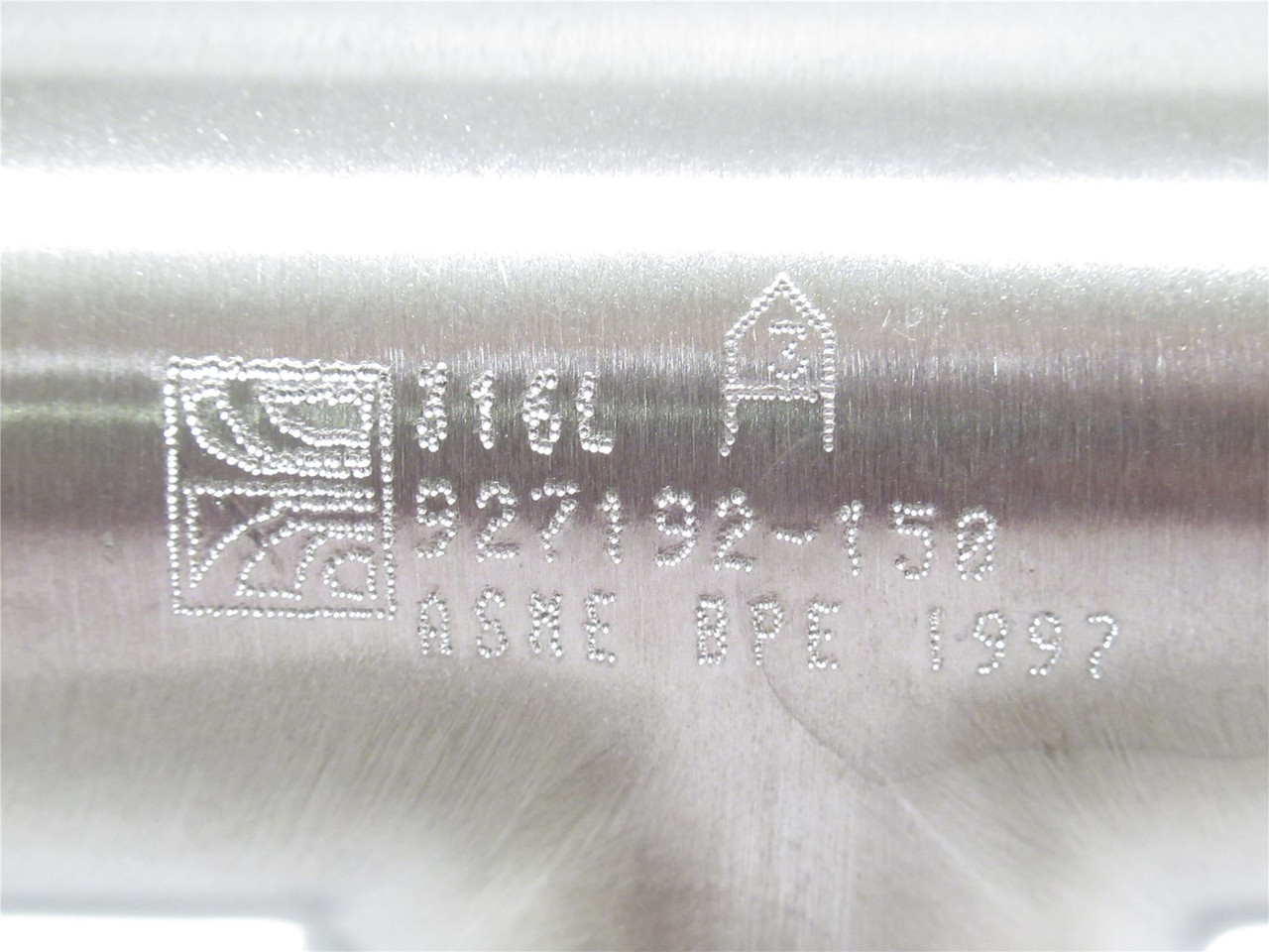 Waukesha 927192-150; Pipe Tee; SS-316; 1-1/2"OD