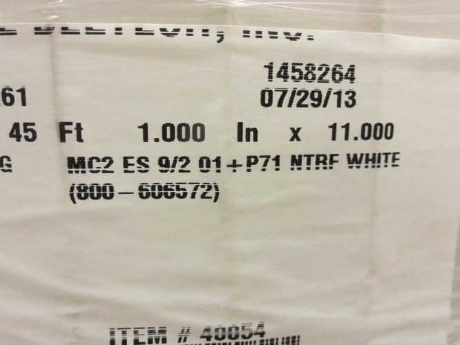 Ammeraal Beltech MC2 ES 9/2 ; Conveyor Belt 11"W 45ft Long