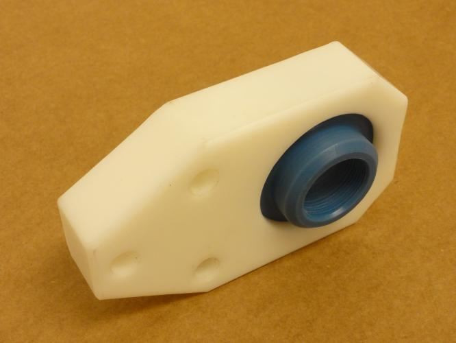 MFG- MDL-UNK-140958; Poly Bearing; 1"ID; 1.3" W