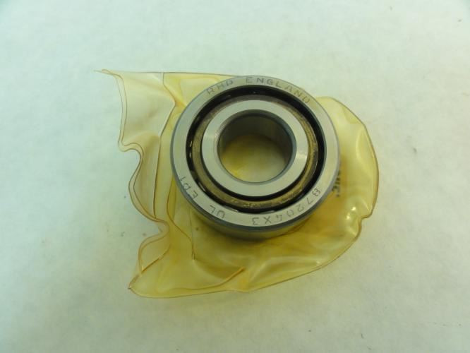 RHP B7204X32TFL; Ball Bearing; 20mm ID; 47mm OD; 14mm Width