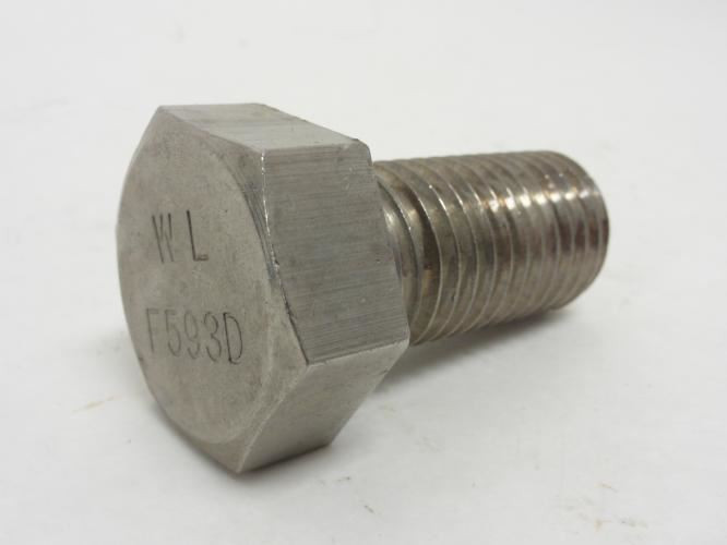 MFG- 4141-1593-00; Bolt SS; 1.125"-7 Thread; 42mm Hex Head
