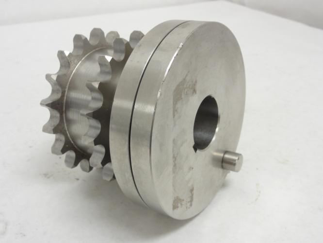 MFG- N060144; SS Assembly Sprocket # 40 1-1/4"ID 18 Teeth