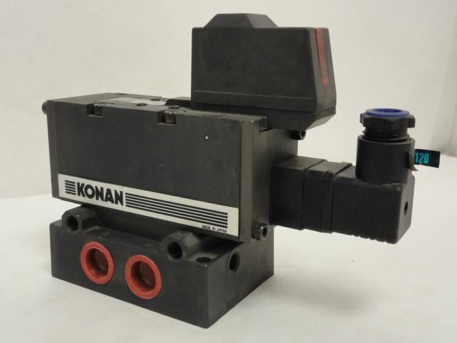 Konan 414S604C-BA2; Solenoid Valve 1.0 MPa; 115/120VAC; 1/2 FNPT