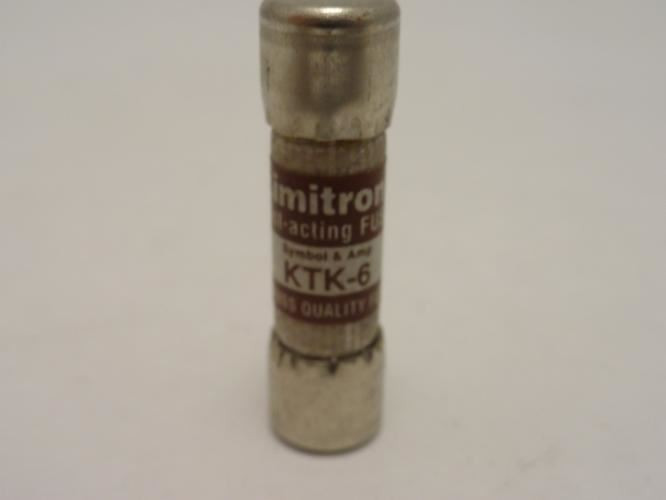 Bussmann KTK-6; Fuse 6A 600V
