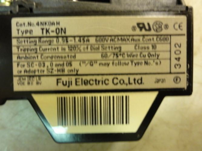Fuji Electric SW-0; Magnetic Switch 0.24-.036A 3P; 220-440V