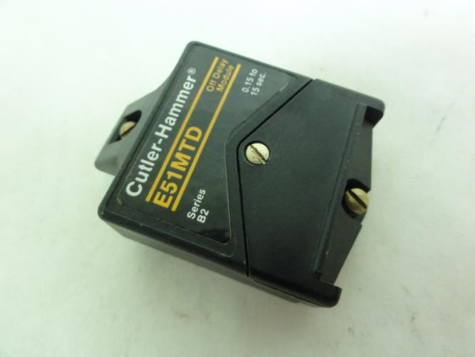 Cutler-Hammer E51MTD; Logic Module-Timer .15-15.0 Sec