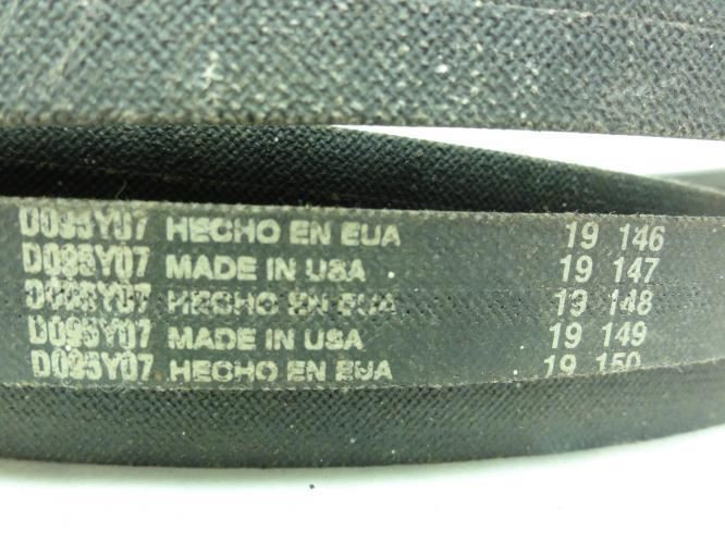 Goodyear 5V2360; V-Belt 0.625" Top Width; 236" Outside Length