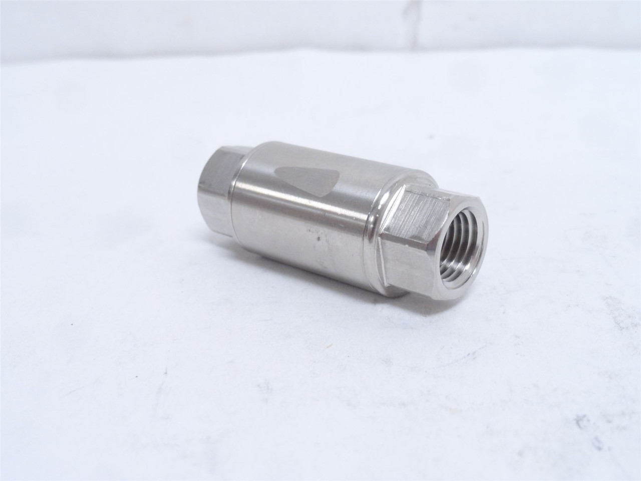 Legris 4895-14-14; Inline Swing Check Valve; 1/4NPT