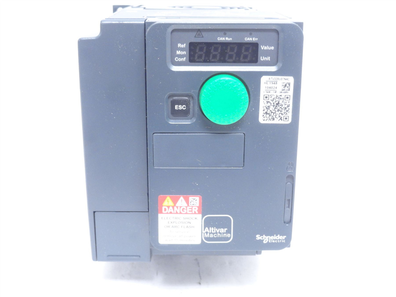 Schneider ATV320U07N4C; AC Drive 1HP (0.75kW) 380-500VAC 3ph