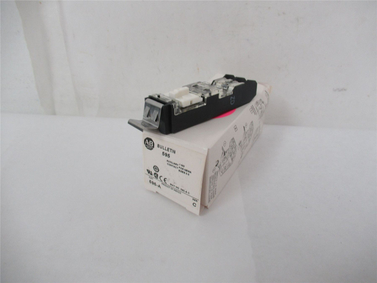Allen-Bradley 595-A; Auxilary Contact 1 NO 600VAC