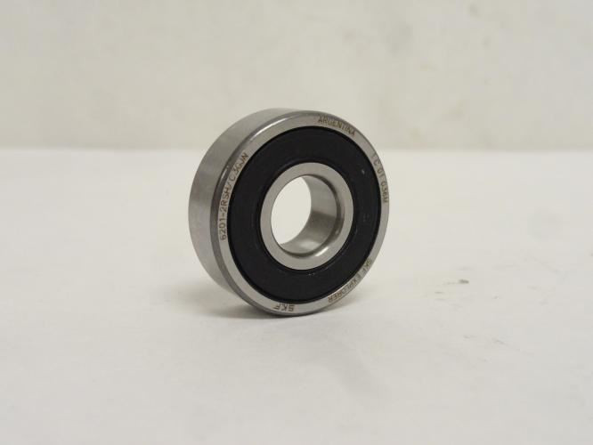 SKF 6201 2RSJEM; Ball Bearing 12mmID x 32mmOD x 10mm Wide