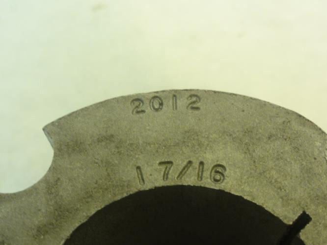 Martin 2012 1-7/16; Taper-Lock Bushing; 1-7/16"ID