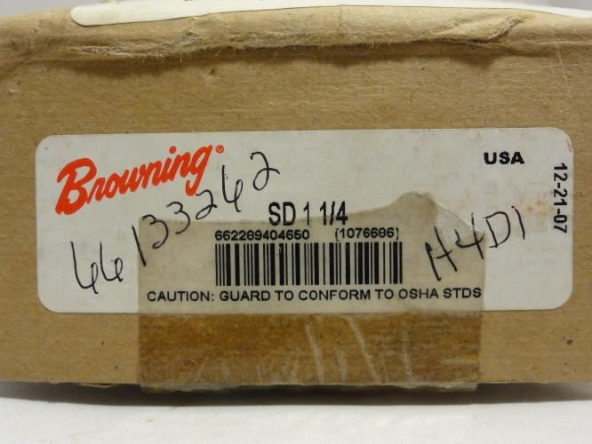 Browning SD 1-1/4; QD Bushing; 1-1/4"ID; 3-1/8" Flange OD