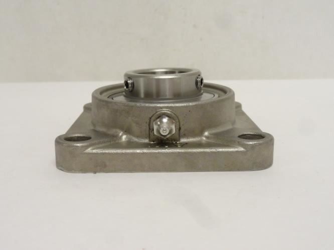 AMI MUCF207-22; Flange Bearing; SS-Housing; 1-3/8"ID; 4-Bolt