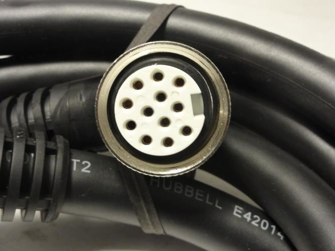 Hubbell HJMA12112B; Cable Assembly 11-Pole 8A