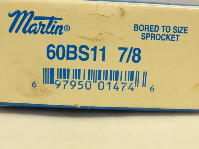 Martin 60BS11-7/8; Sprocket # 60; 11Teeth; 7/8"ID