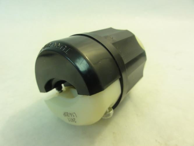 Leviton 2411; Locking Plug; 20A; 125/250V