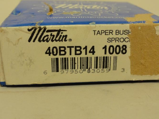 Martin 40BTB14-1008; Bushed Sprocket # 40; 14Teeth