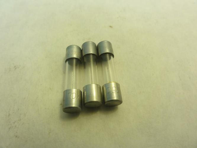 Bussmann AGX-2; Lot-3 Fuses; 2A; 250V