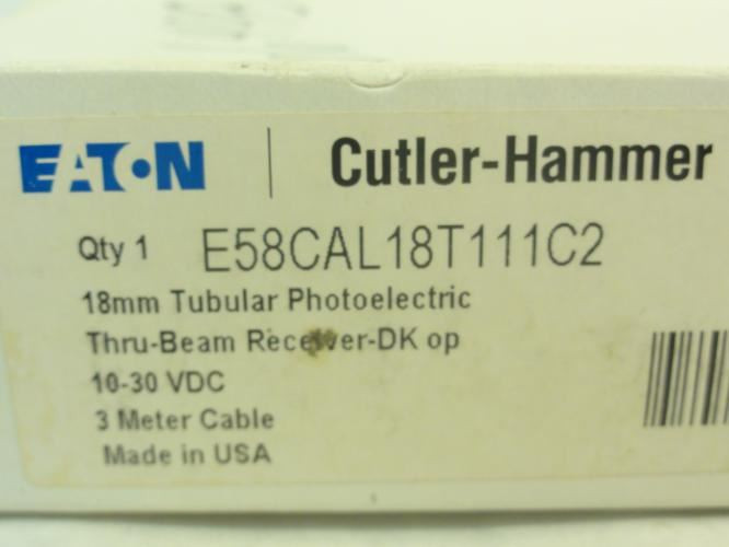 Cutler-Hammer E58CAL18T111C2; Photoelectric Sensor; 10-30VDC