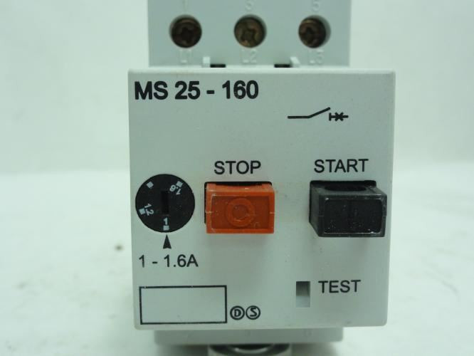 Automation Direct MS25-160; Manual Starter 1-1.6A 3P 600V