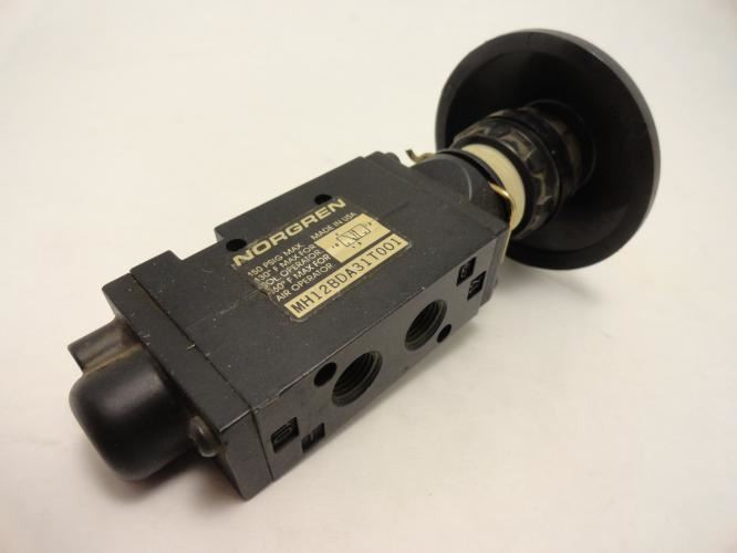Norgren MH12BDA31T001; Pushbutton Valve; 150 PSIG Max; 3-Way