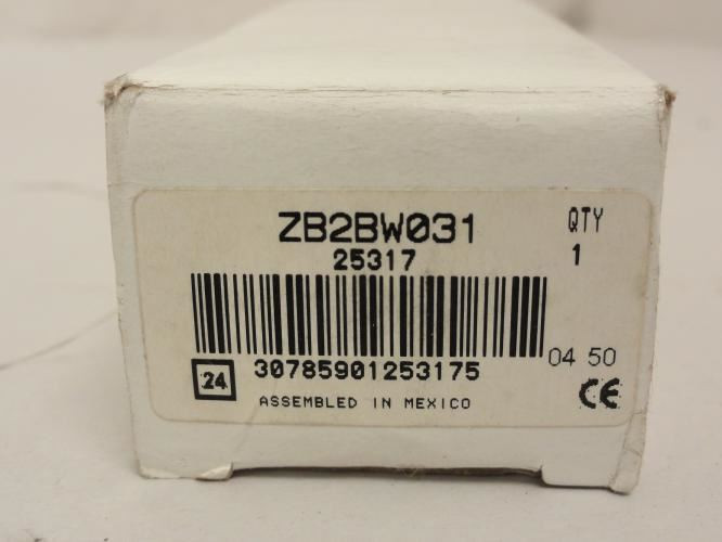 Telemecanique ZB2BW031; Light Module Assy; 120VAC W/Contact