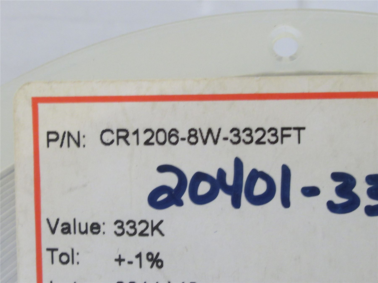 Venkel  CR1206-8W-3323FT; Lot-4800 Chip Resistor; 332Kohm