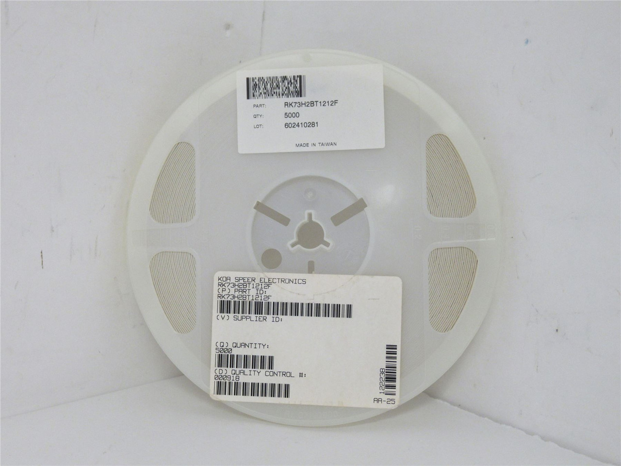 KOA Speer RK73H2BT1212F; Lot-5000 Chip Resistor 12.1Kohm