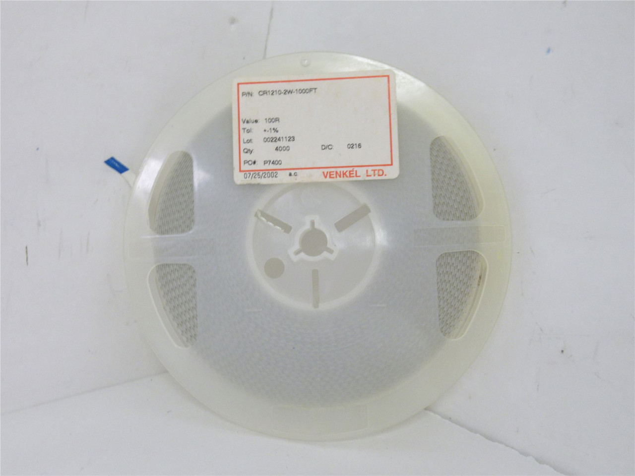 Venkel CR1210-2W-1000FT; Lot-3900 Chip Resistor; 100R; +-1%