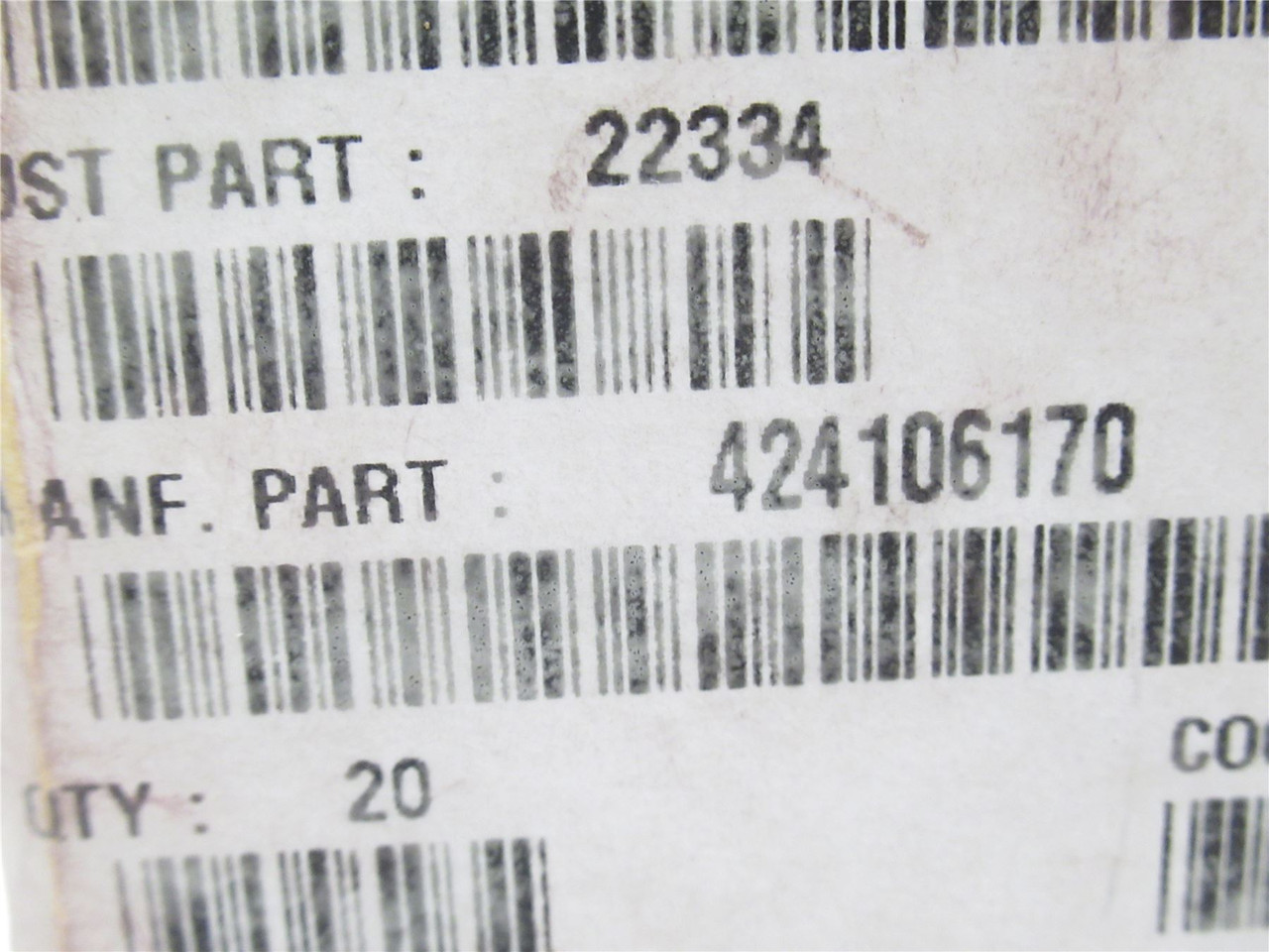 Molex 424106170; Lot-10 Jack Modular Connectors; Vertical