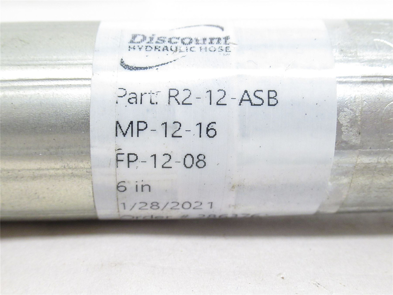 Discount Hose R2-12-ASB-6X1/2X3/4; Hose 8"L 3/4"ID 1/2x1"NPT
