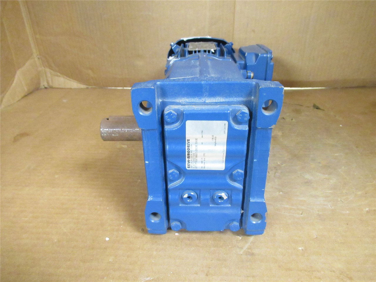 SEW K37DRS71S4; AC Gear Motor; 106.38:1 Ratio; 230/460V; 3PH