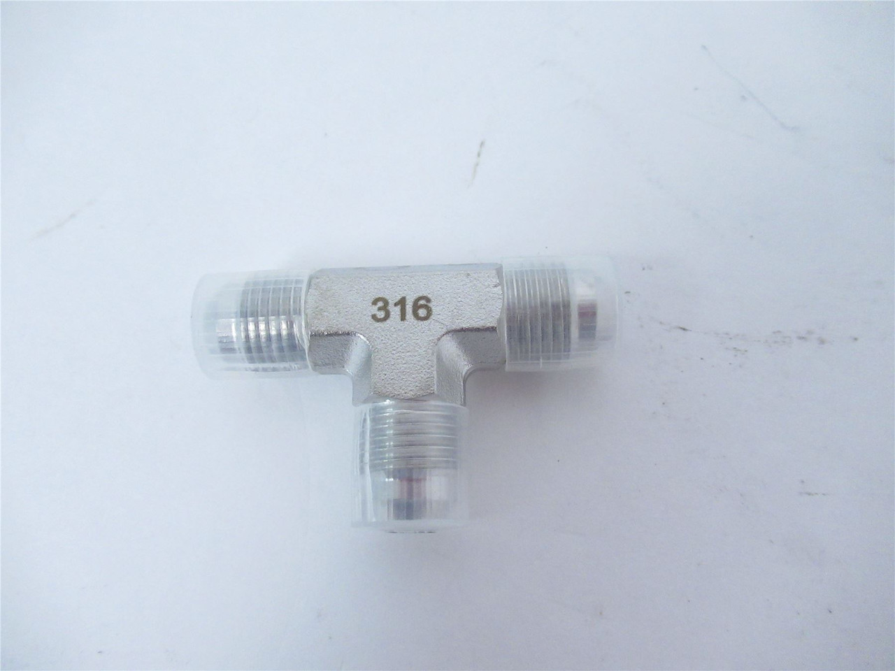 MFG- 2603-06-06-06-SS; Tee Fitting SS-316 3/8 x 3/8 x 3/8 JIC