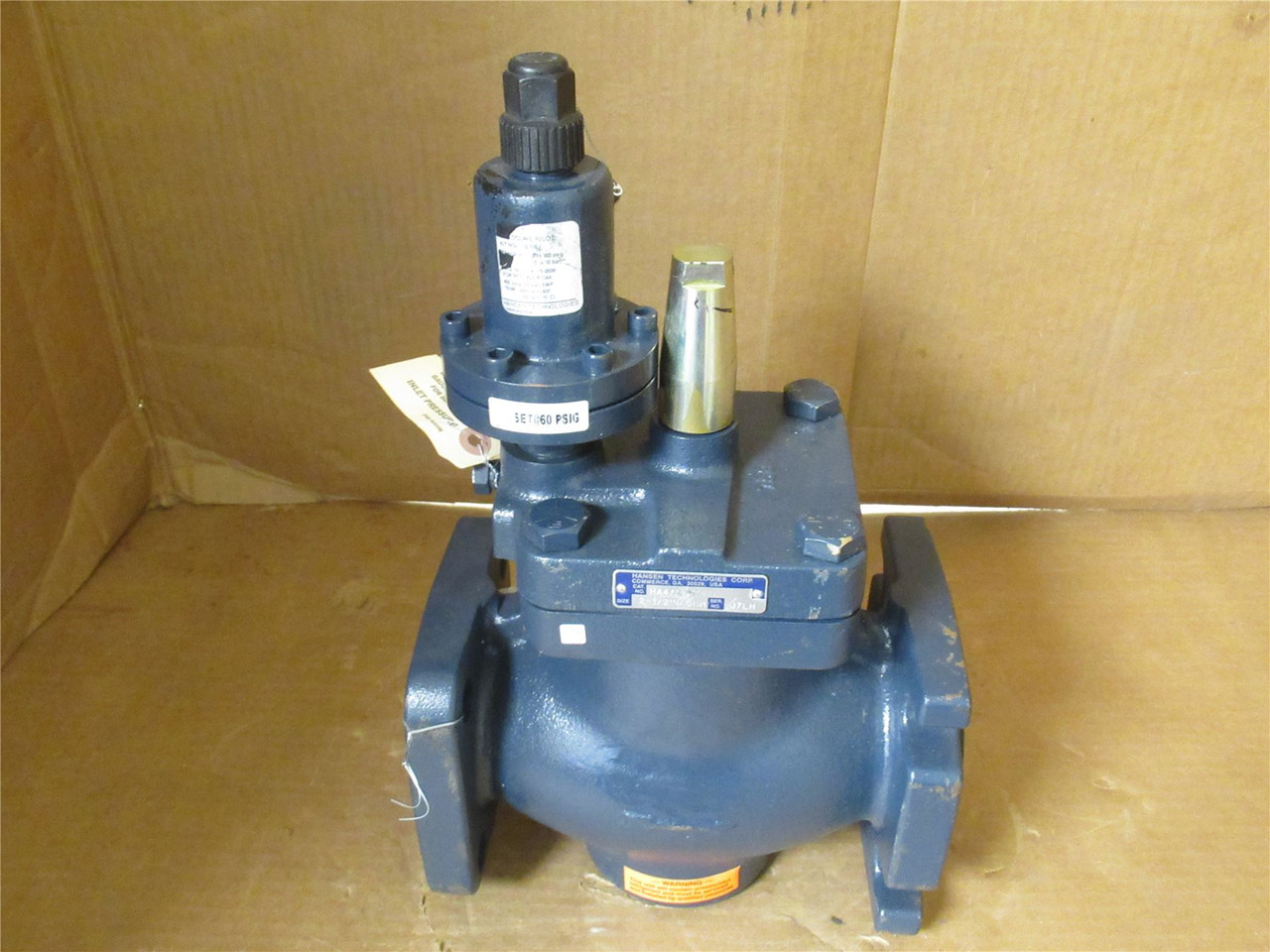 Hansen HA4AK/61; Reseating Relief Pressure Regulator 2-1/2"