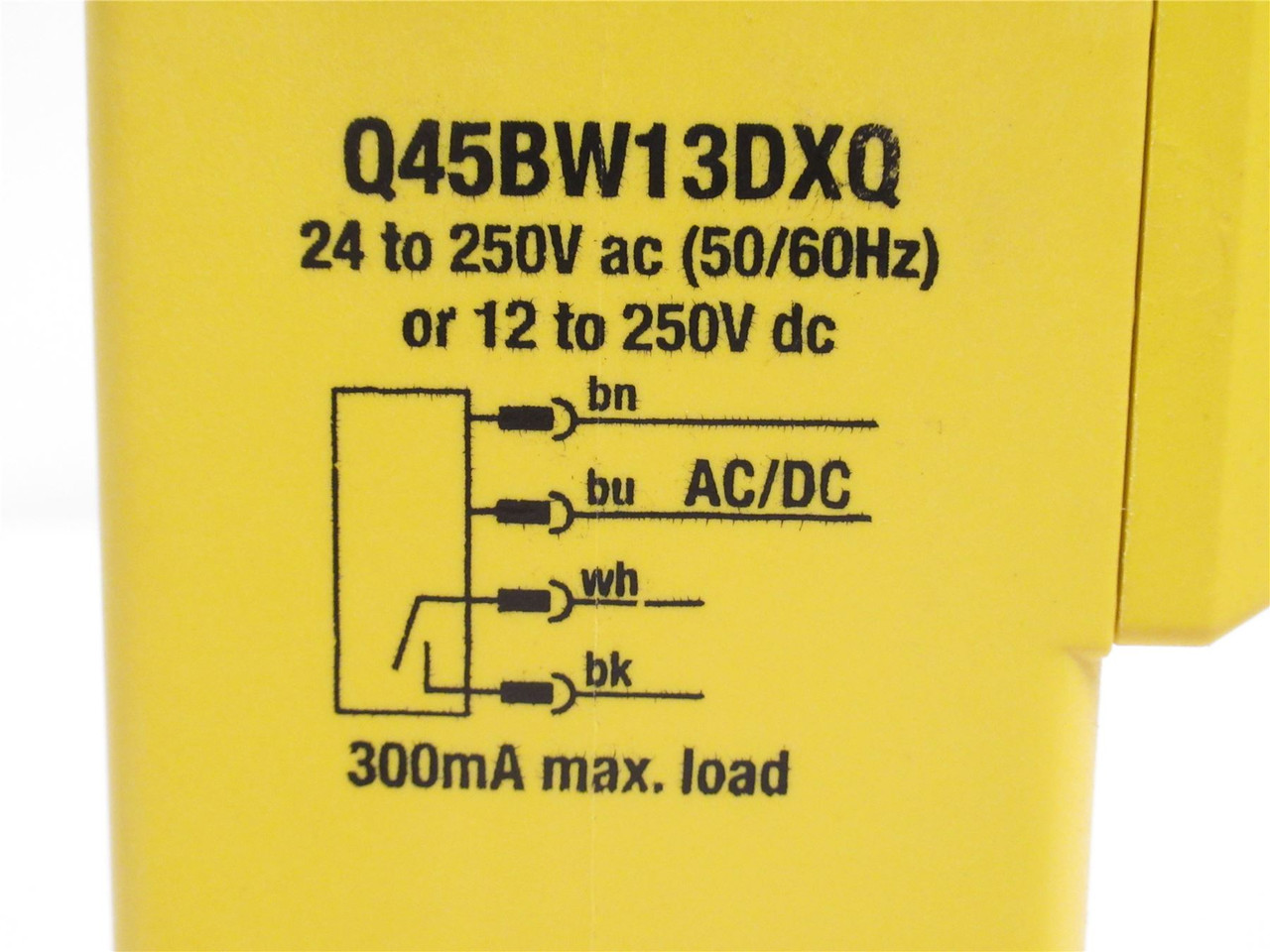 Banner Q45BW13DXQ; Photo Sensor; 24-250VAC; 12-250VDC