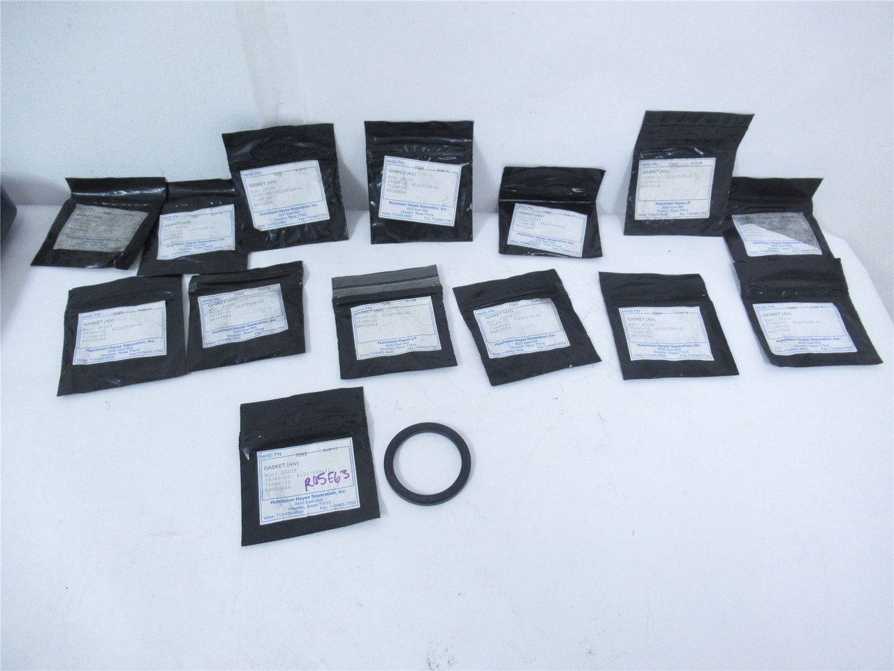 Alfa Laval 7093 Gasket; Lot-14 Gasket2" ID 1.25"OD .18" Thick