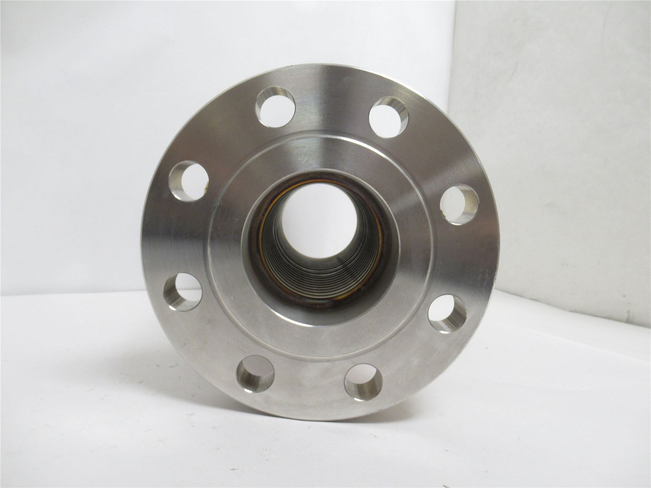 Hosemaster PF040; Flanged Flex Pipe SS-304; 12" Long; Size 3"