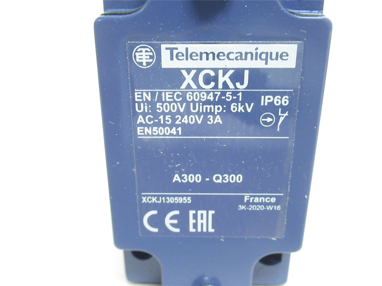 Telemecanique XCKJ1305955; Limit Switch; 3A; 240VAC+OPT