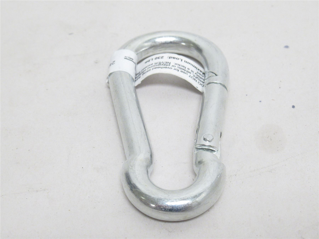 Koch 245373; Lot-2 Zinc-Plated Cast Aluminum Spring Snaps