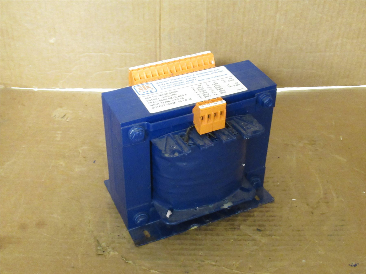 Eastern Transformer ME58068006; Transformer; 2kVA; 230-290VAC