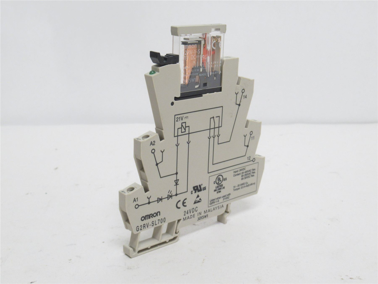 Omron G2RV-SL700-DC24; Relay; GP; 6A; 24VDC Input; SPDT