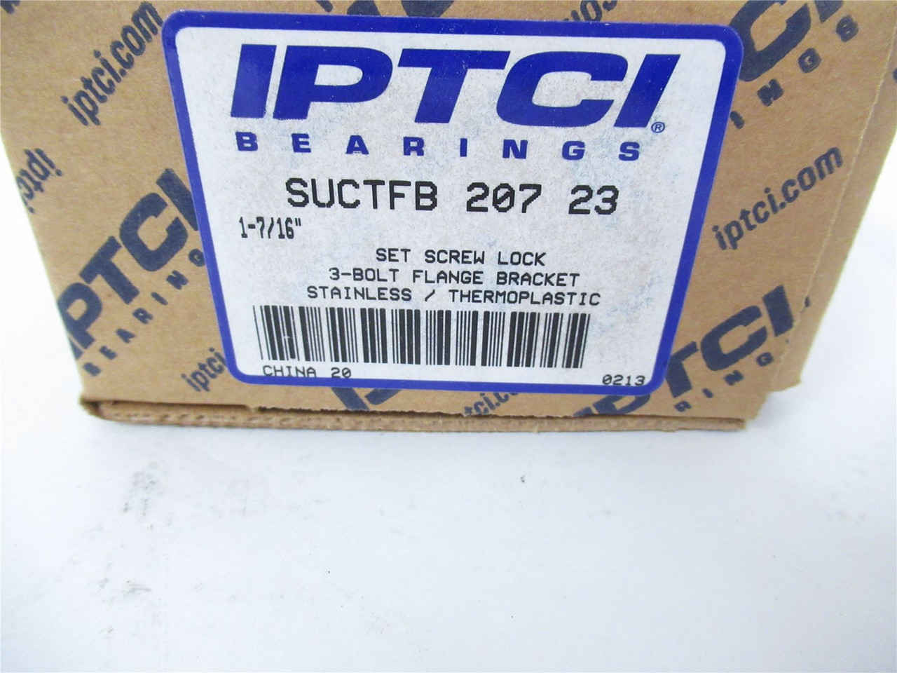 IPTCI SUCTFB207-23; Bearing Flanged 3-Bolt 1-7/16"ID