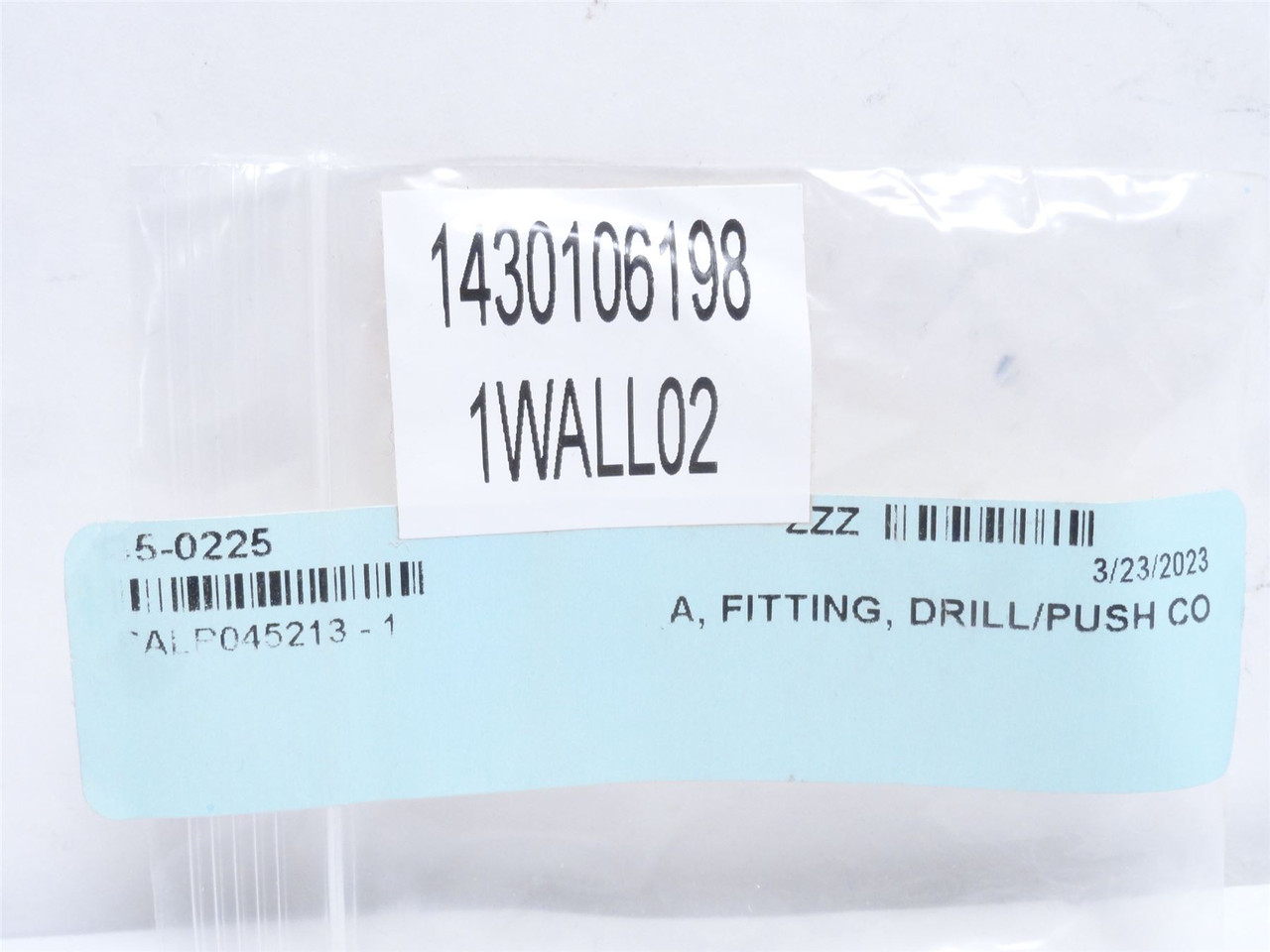 JBT 350225; Drill Fitting Push Connector; Size: 1/2"