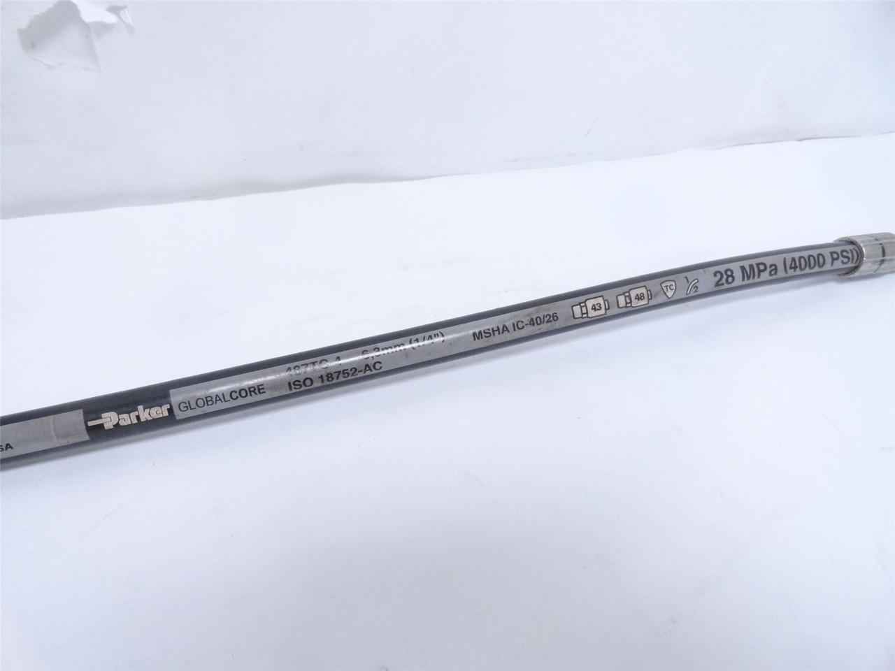 Formax 487TC-06C-06C-4-4-4-21.00; Hose Assy; 21" Long 3/16 JIC