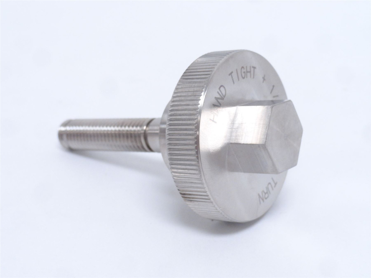 Baader 6252486040; Knurl Knob; SS;  M1 x 1.5 Shank Threads